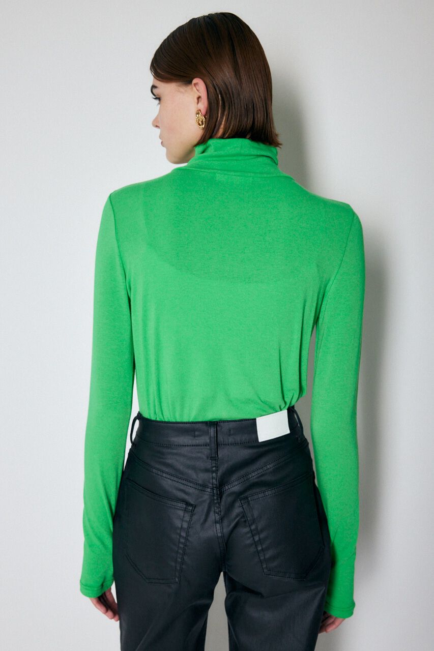 MOUSSY「HI NECK SOFT LS Tシャツ」|Tシャツ・カットソー|