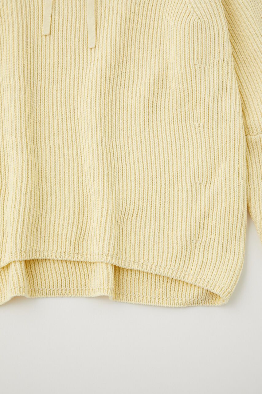 MOUSSY「DETACHABLE COLLAR RIB ニット」|ニット・セーター|