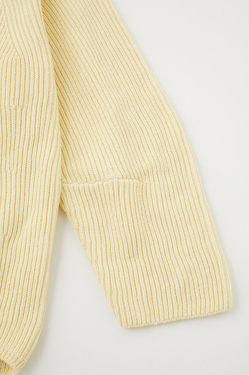 MOUSSY「DETACHABLE COLLAR RIB ニット」|ニット・セーター|