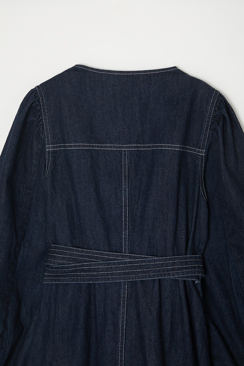 MOUSSY「CACHECOEUR DENIM ドレス」|ワンピース|