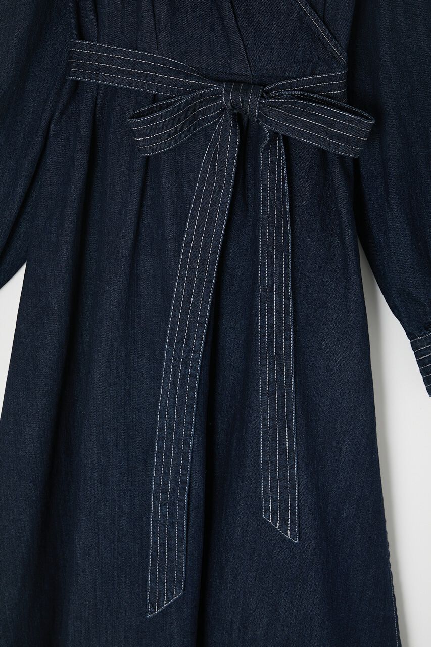 MOUSSY「CACHECOEUR DENIM ドレス」|ワンピース|