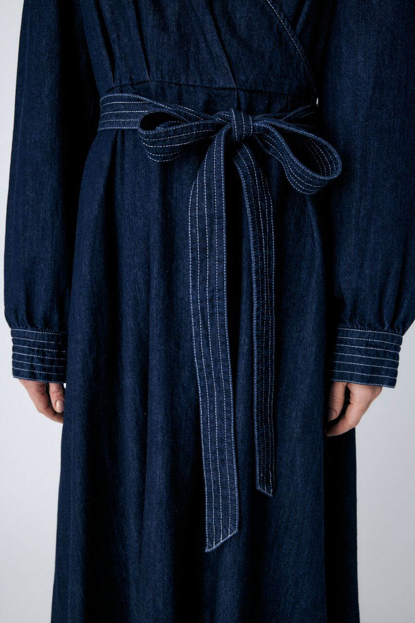 MOUSSY「CACHECOEUR DENIM ドレス」|ワンピース|