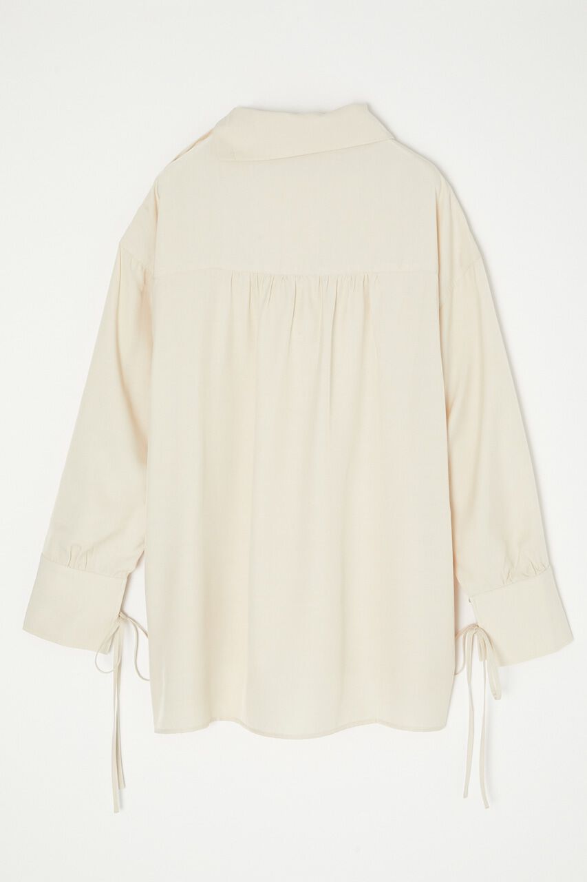 MOUSSY「STAND NECK RIBBON シャツ」|シャツ・ブラウス|