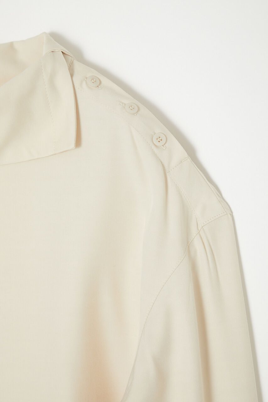 MOUSSY「STAND NECK RIBBON シャツ」|シャツ・ブラウス|