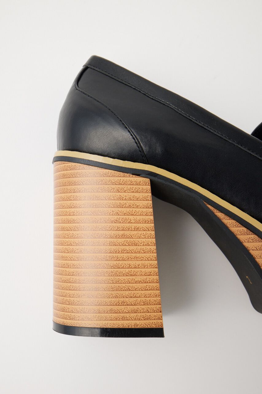 MOUSSY「PLATFORM SQUARE ローファー」|ローファー|