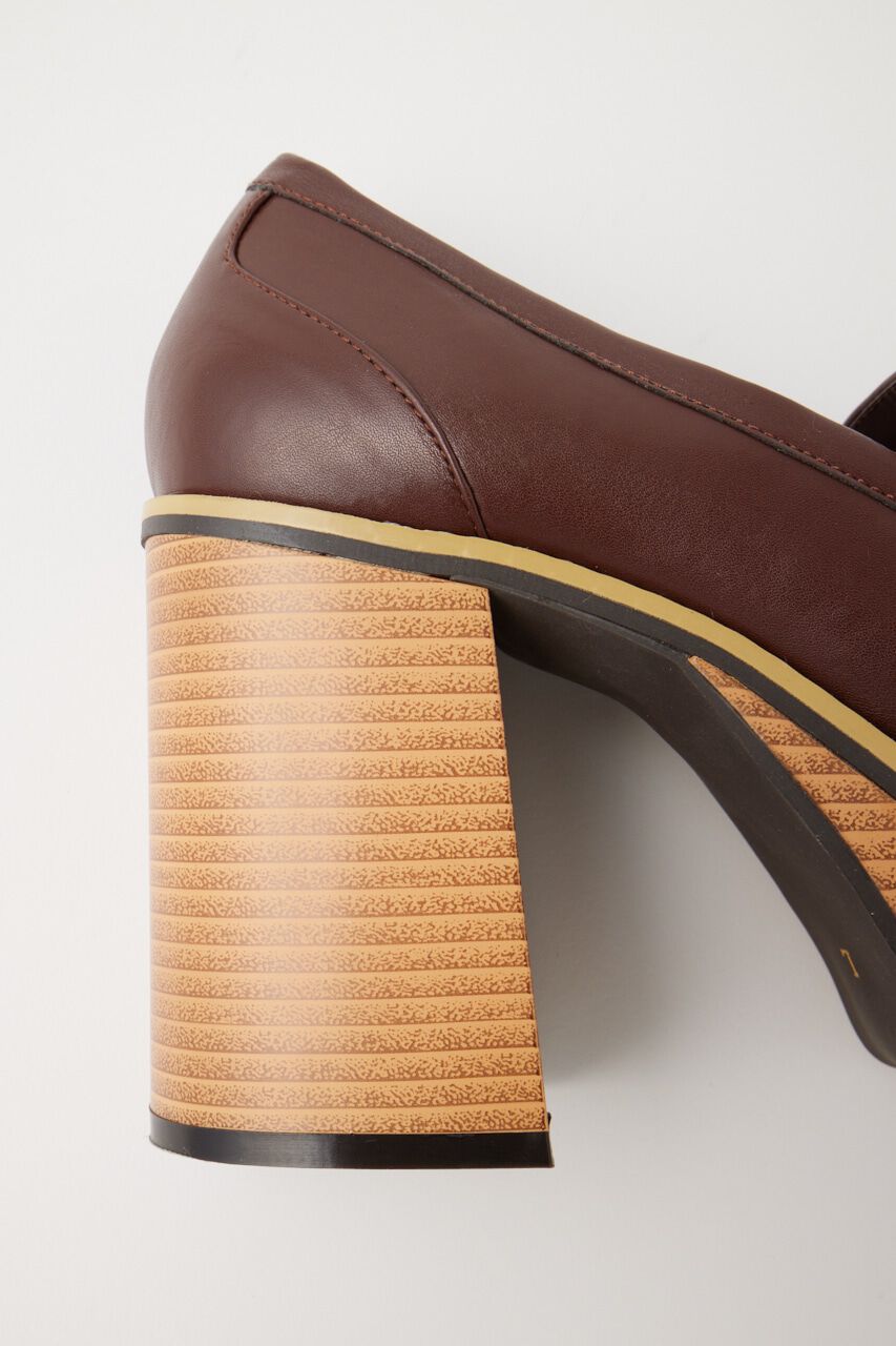 MOUSSY「PLATFORM SQUARE ローファー」|ローファー|