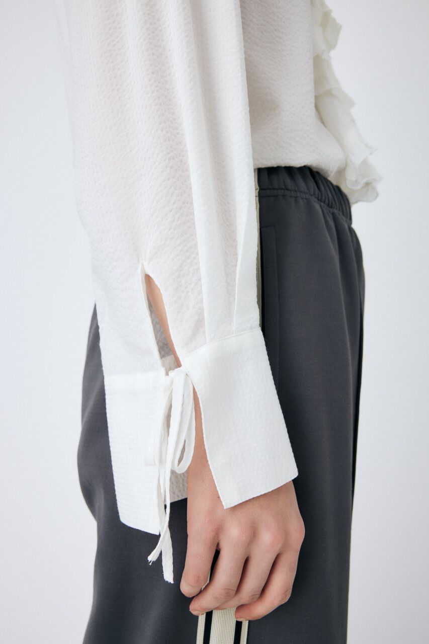 MOUSSY「STRIPE RAFFLE ブラウス」|シャツ・ブラウス|