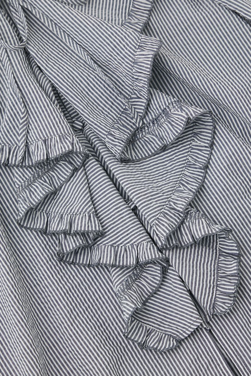 MOUSSY「STRIPE RAFFLE ブラウス」|シャツ・ブラウス|