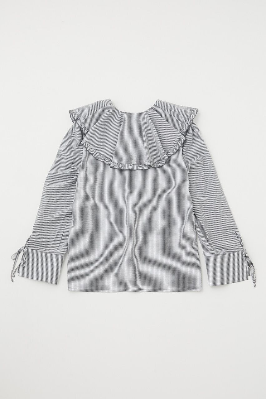 MOUSSY「STRIPE RAFFLE ブラウス」|シャツ・ブラウス|