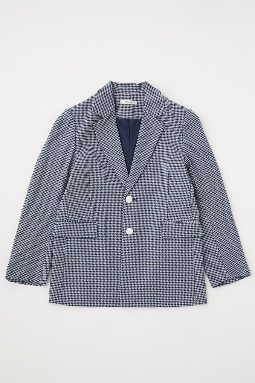 MOUSSY「HOUNDSTOOTH SINGLE ジャケット」|その他|柄BLU5