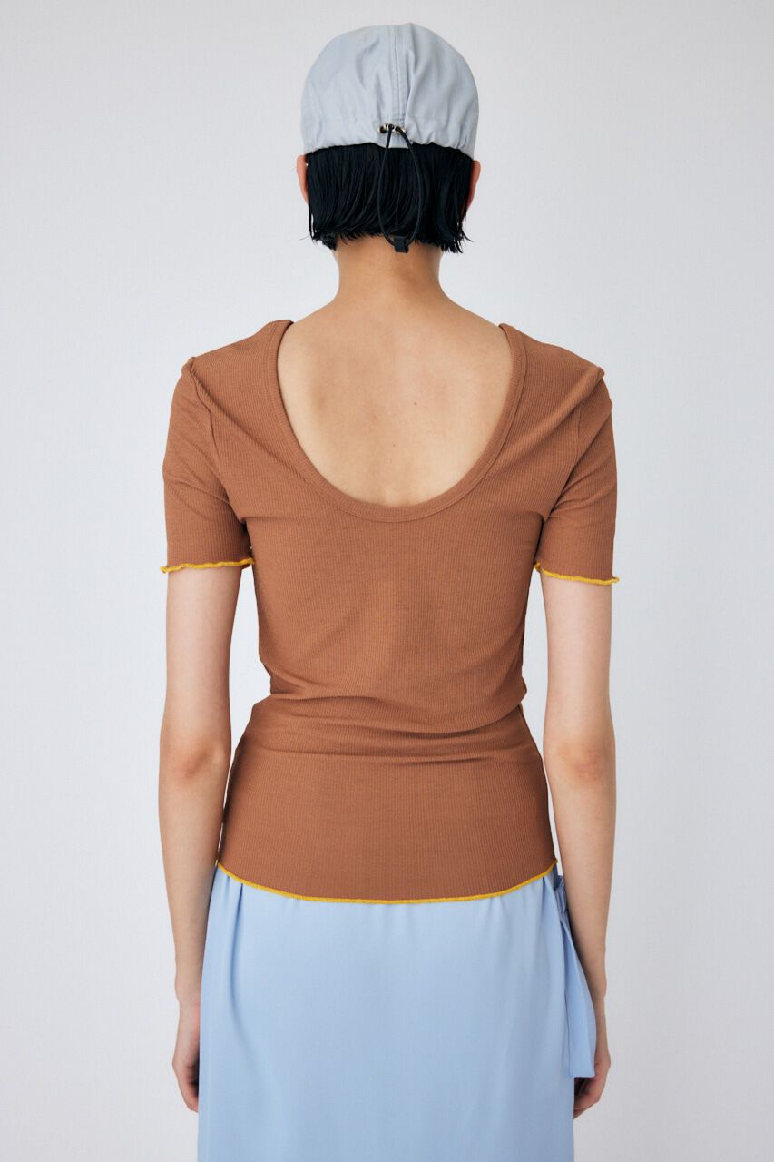 MOUSSY「FIT RIB Tシャツ」|Tシャツ・カットソー|