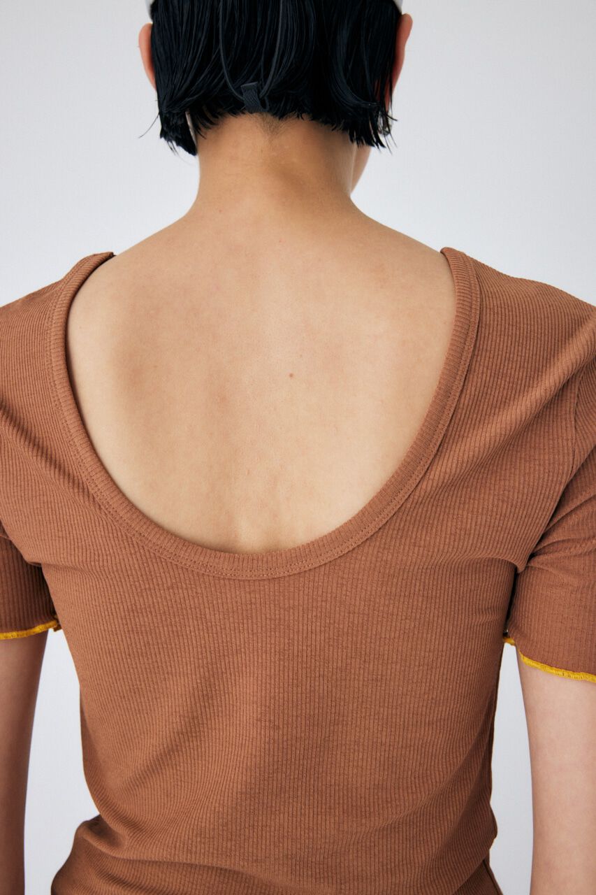 MOUSSY「FIT RIB Tシャツ」|Tシャツ・カットソー|