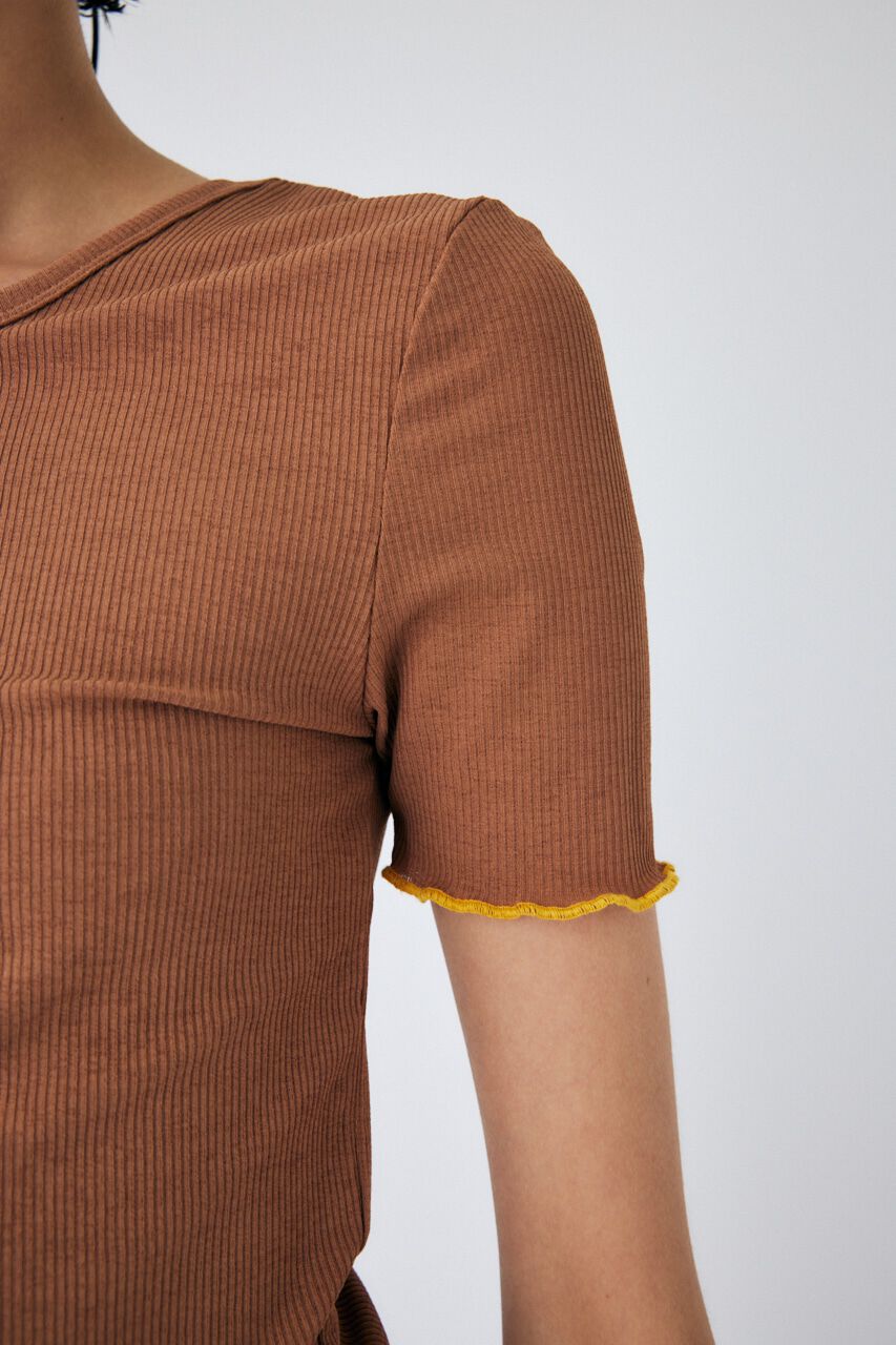 MOUSSY「FIT RIB Tシャツ」|Tシャツ・カットソー|