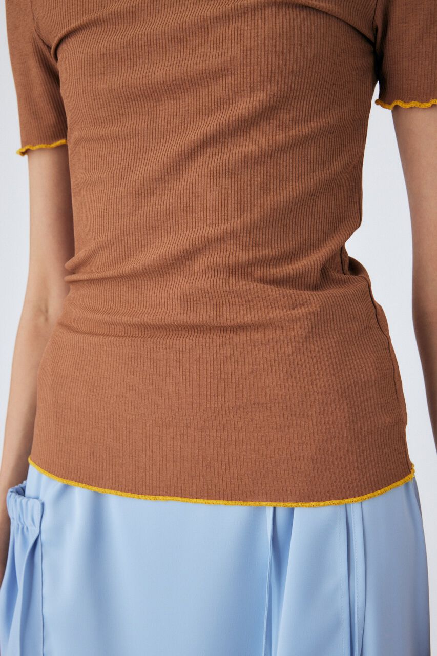 MOUSSY「FIT RIB Tシャツ」|Tシャツ・カットソー|