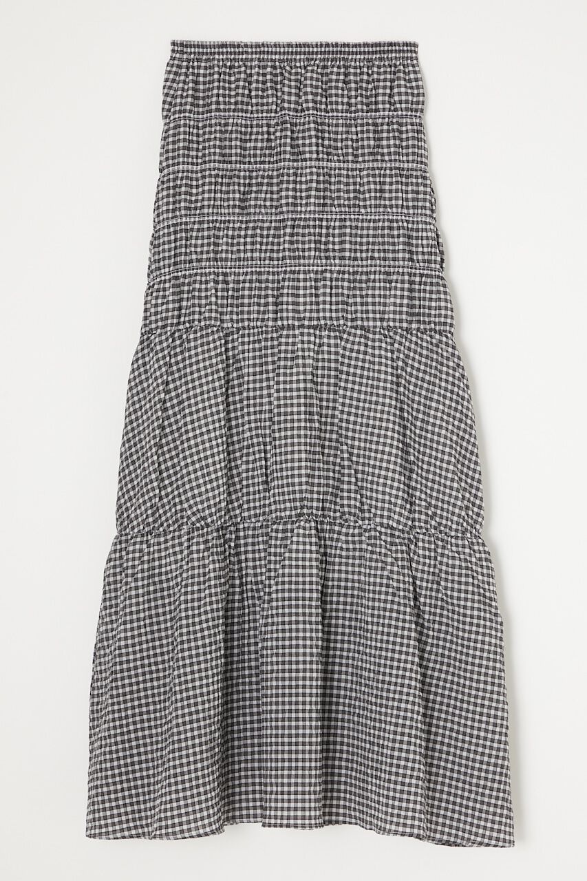 MOUSSY「SHIRRING スカート」|スカート|BLK