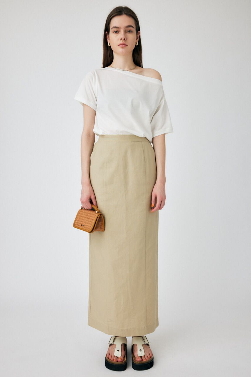 MOUSSY「PEEP SHOULDER LOOSE Tシャツ」|Tシャツ・カットソー|WHT