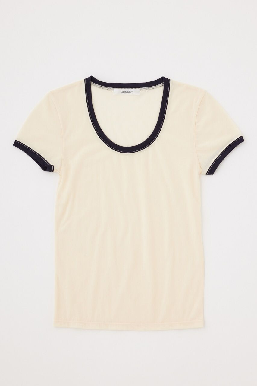MOUSSY「SHEER RINGER TS」|Tシャツ・カットソー|
