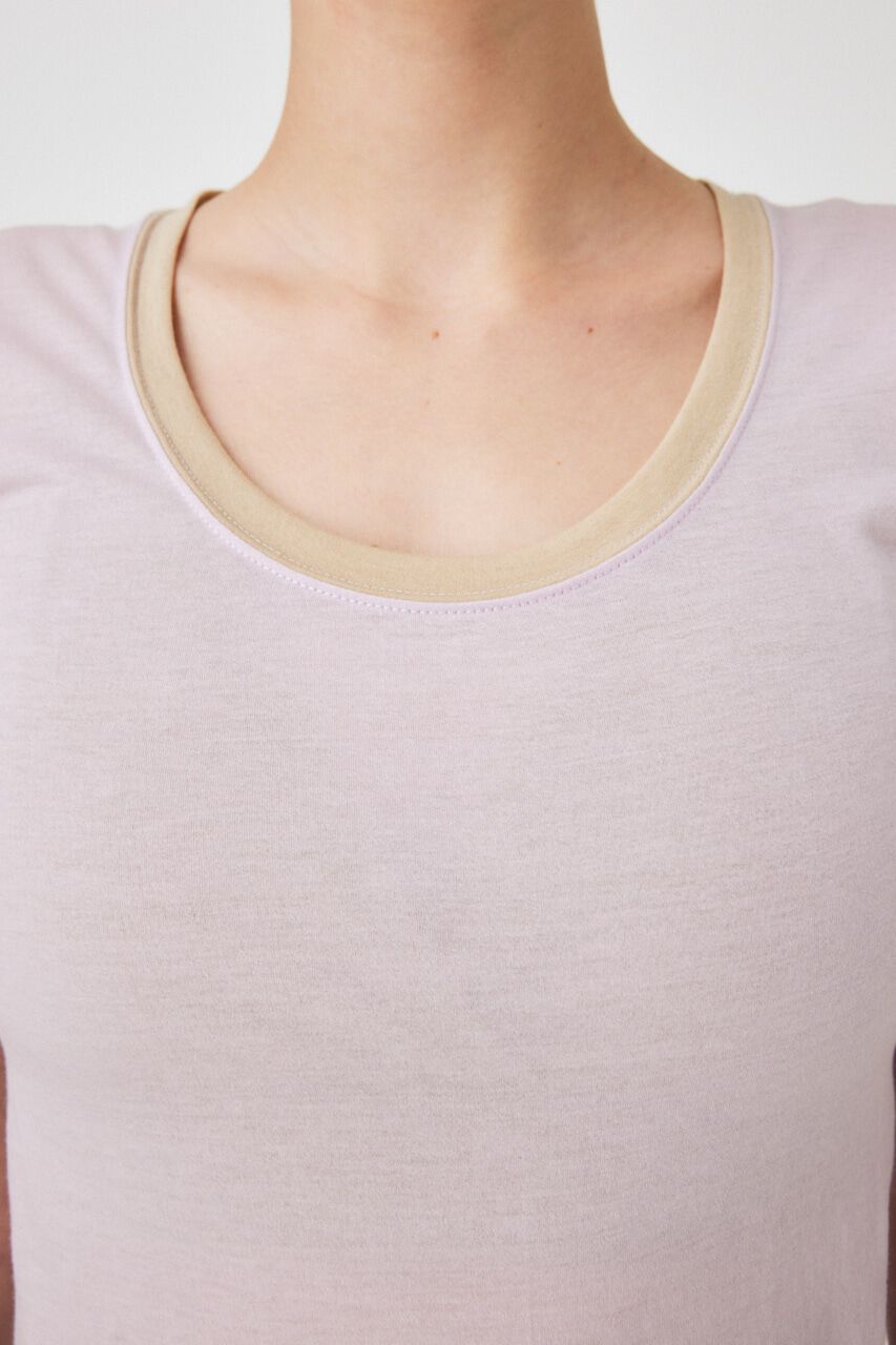 MOUSSY「SHEER RINGER TS」|Tシャツ・カットソー|