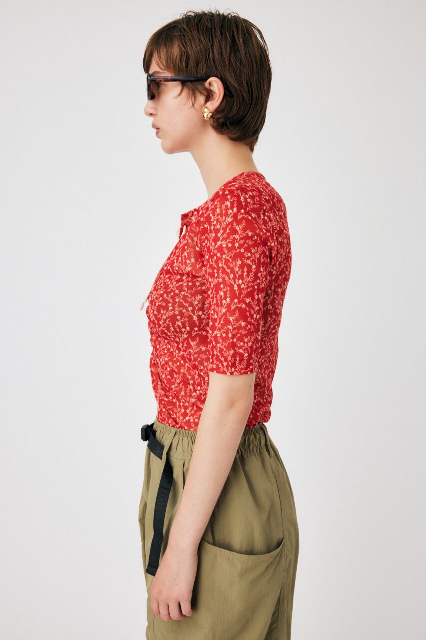 MOUSSY「ASYMMETRIC COLOR LACE UP トップス」|Tシャツ・カットソー|