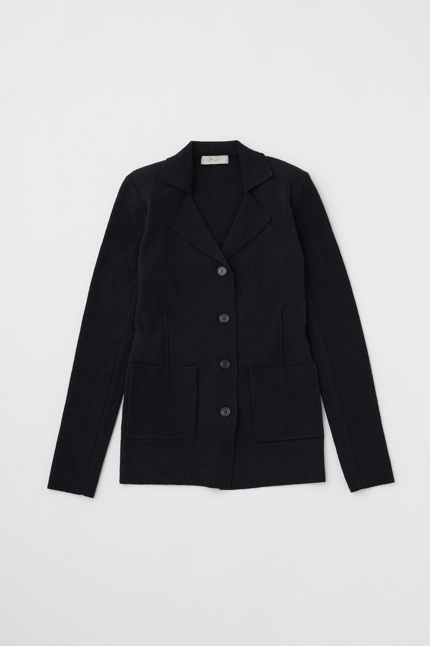 MOUSSY「ニットジャケット」|その他|BLK