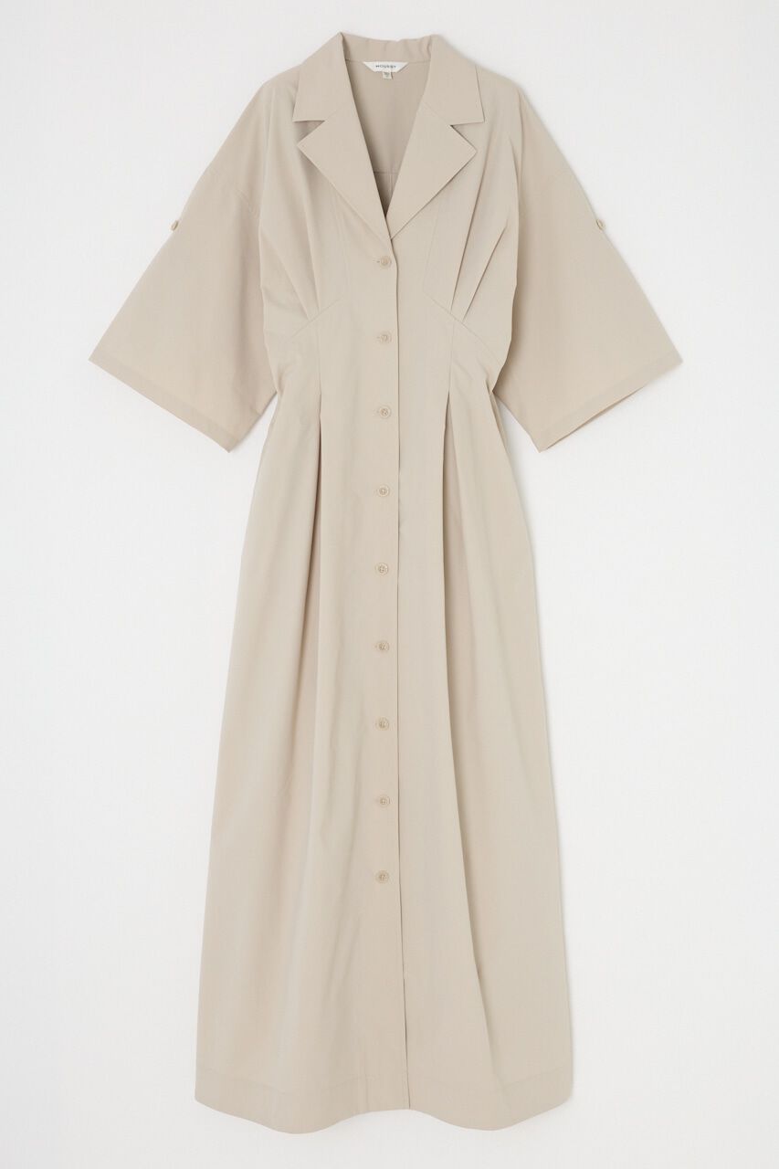 MOUSSY「OPEN COLLAR SAFARI ドレス」|ワンピース|