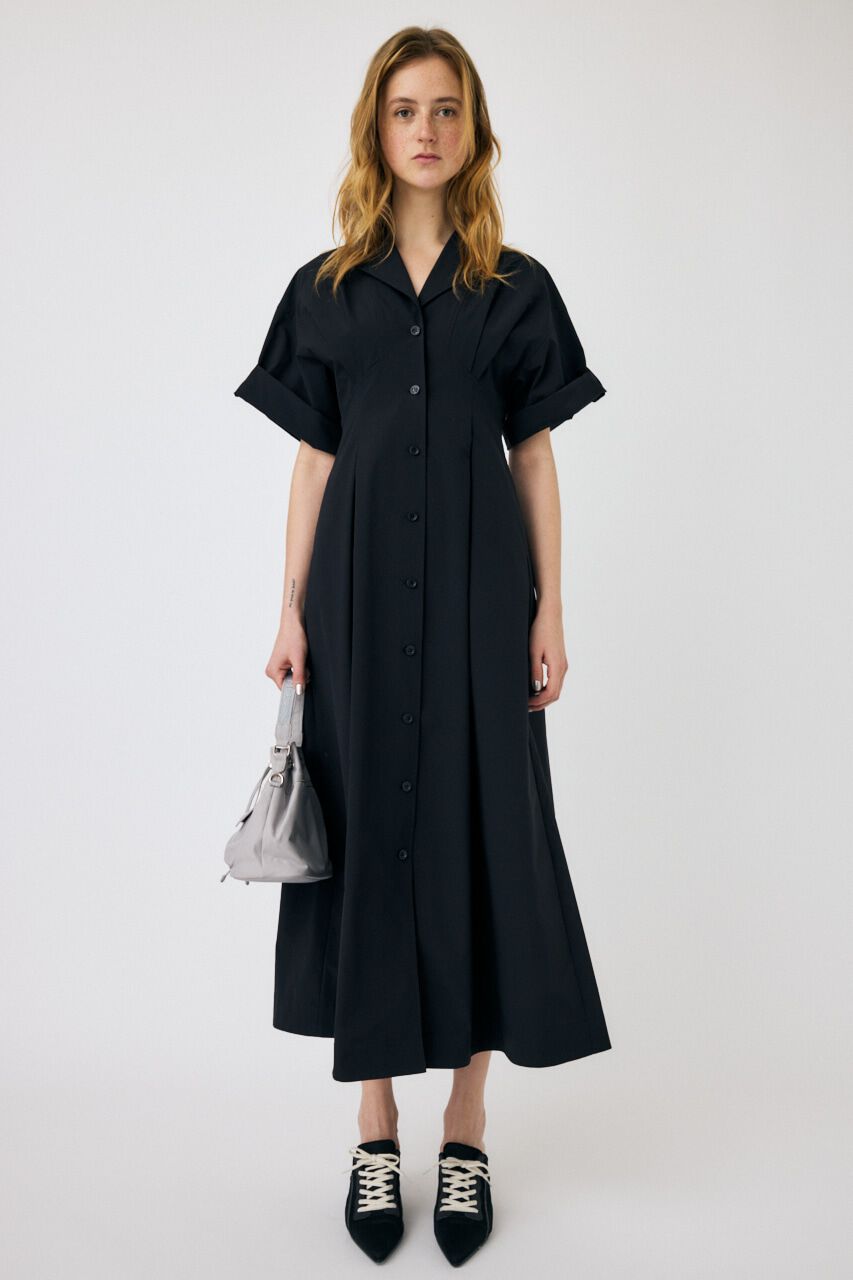 MOUSSY「OPEN COLLAR SAFARI ドレス」|ワンピース|