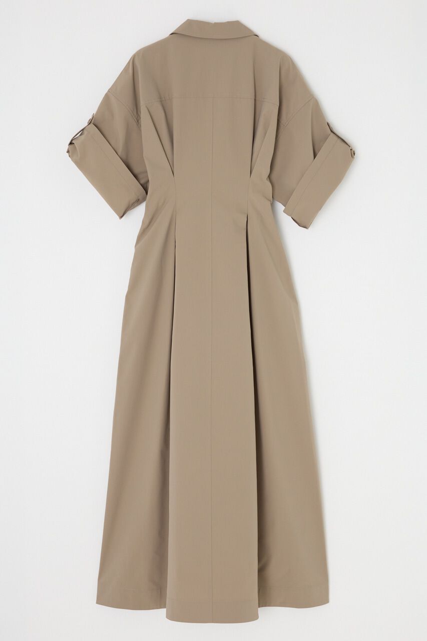 MOUSSY「OPEN COLLAR SAFARI ドレス」|ワンピース|