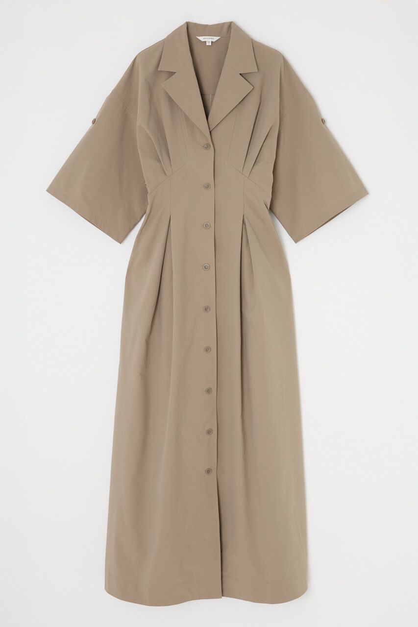 MOUSSY「OPEN COLLAR SAFARI ドレス」|ワンピース|