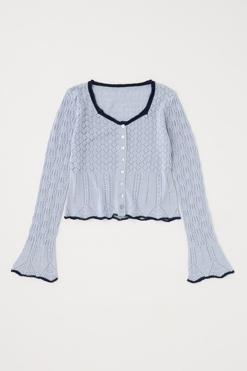 MOUSSY「EYELET LACE ニットトップス」|ニット・セーター|