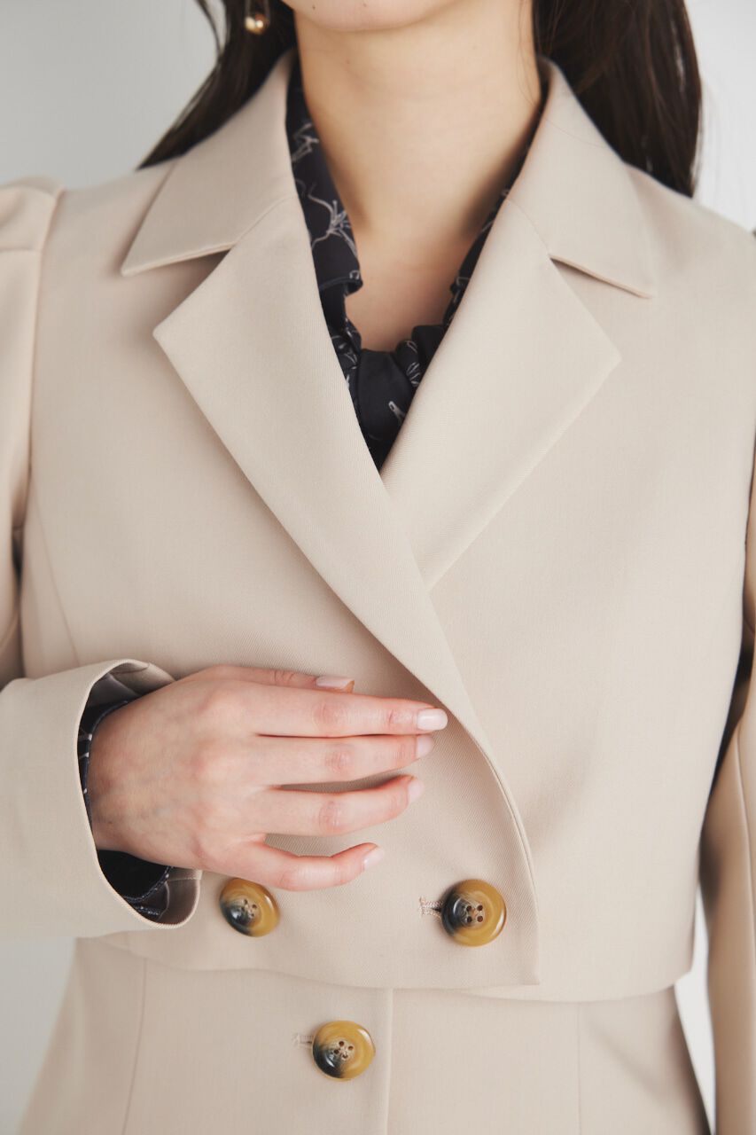 rienda「パフスリーブクロップドJK」|その他|