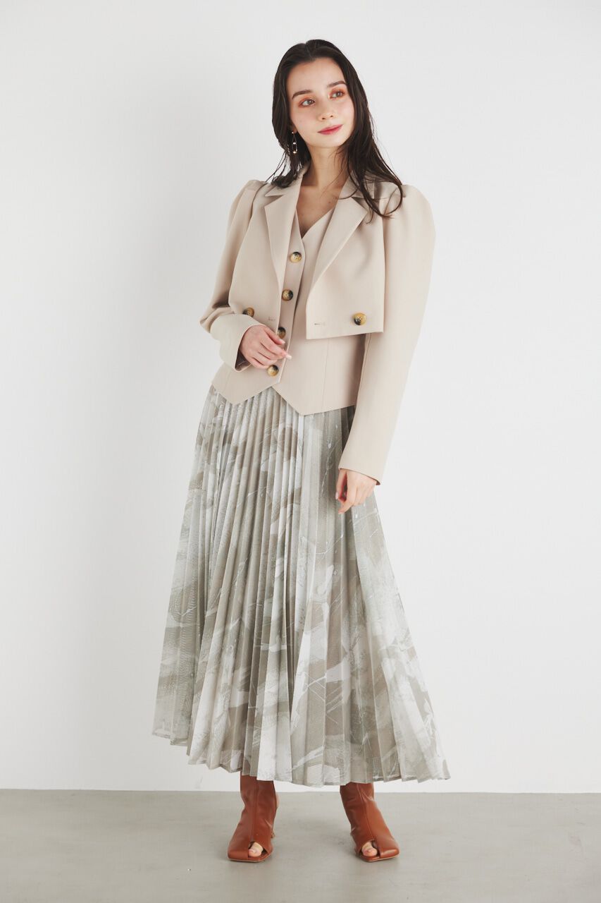 rienda「パフスリーブクロップドJK」|その他|