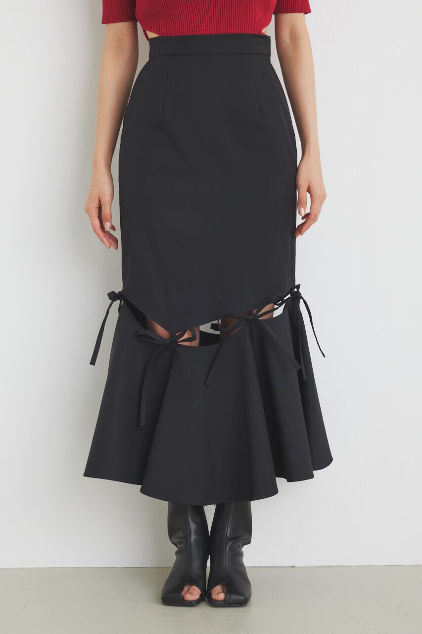 rienda「スラッシュハングマーメイドJ/W SK」|スカート|