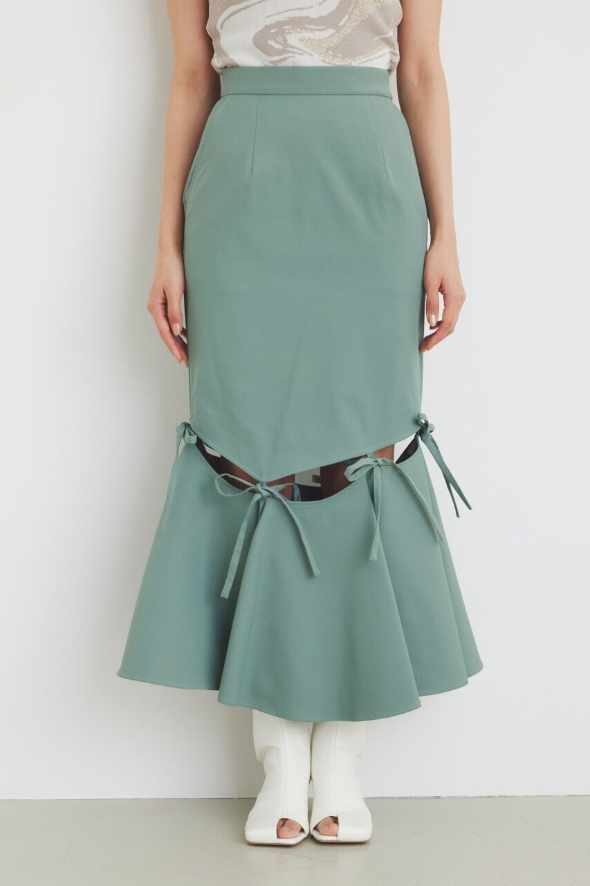 rienda「スラッシュハングマーメイドJ/W SK」|スカート|