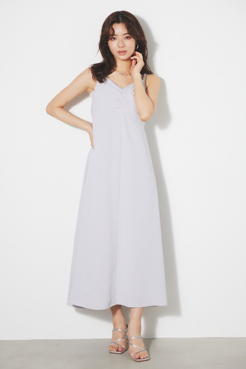 rienda「ギャザーストリングキャミOP」|ワンピース|