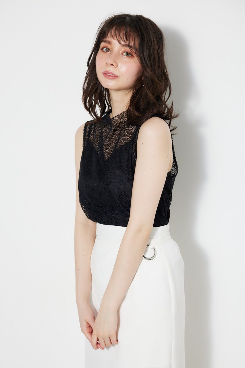 rienda「メッシュレースBLS」|シャツ・ブラウス|