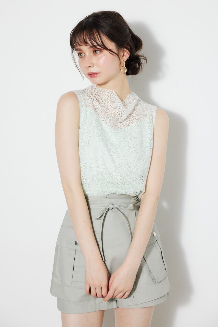 rienda「メッシュレースBLS」|シャツ・ブラウス|