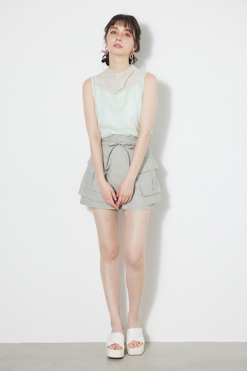 rienda「メッシュレースBLS」|シャツ・ブラウス|