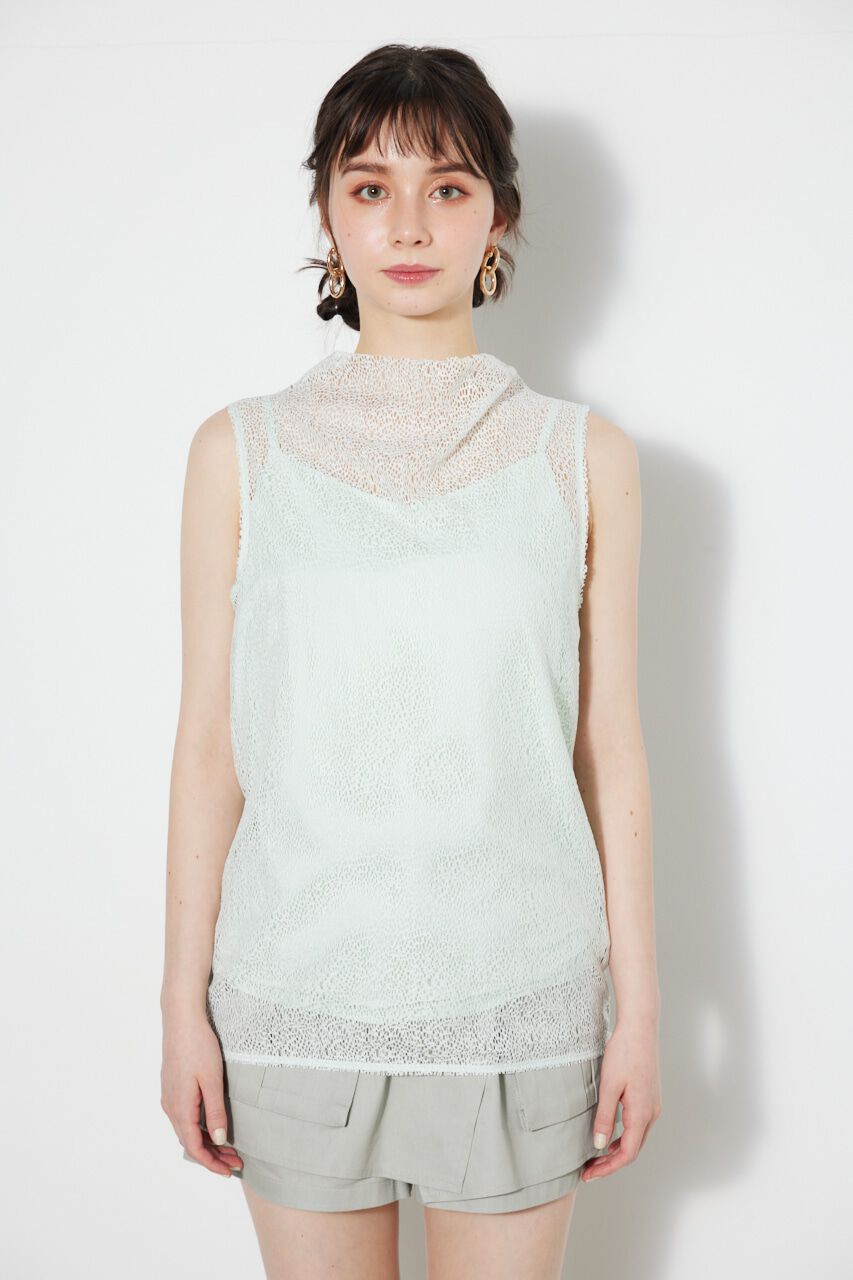 rienda「メッシュレースBLS」|シャツ・ブラウス|