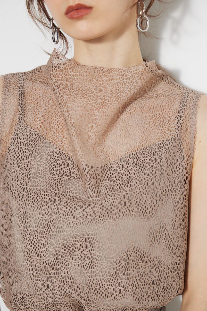 rienda「メッシュレースBLS」|シャツ・ブラウス|