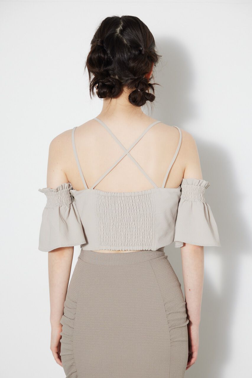 rienda「クロップドビスチェTOP」|タンクトップ|