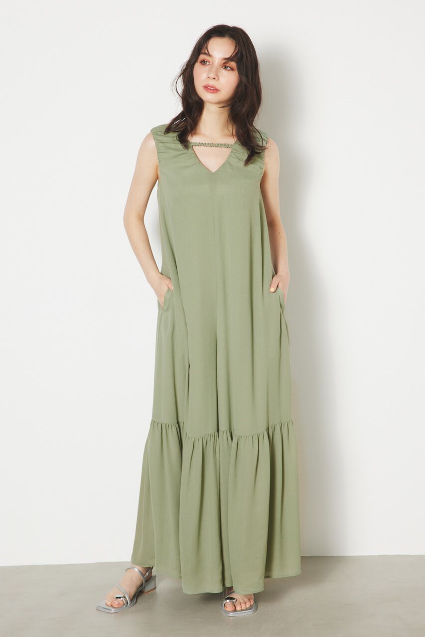 rienda「ギャザーデザインVN OP」|その他|