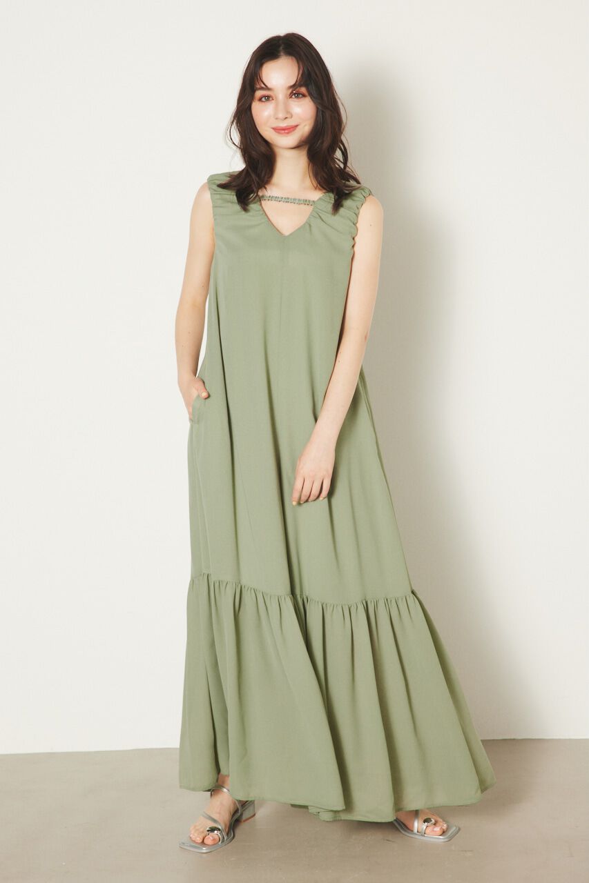 rienda「ギャザーデザインVN OP」|その他|