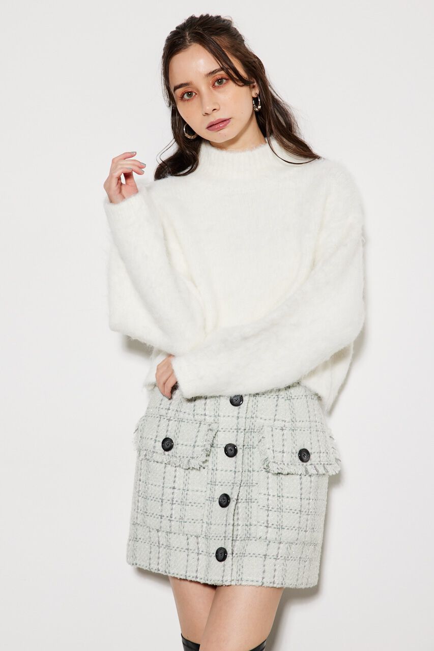 rienda「knitハイネック TOP」|ニット・セーター|