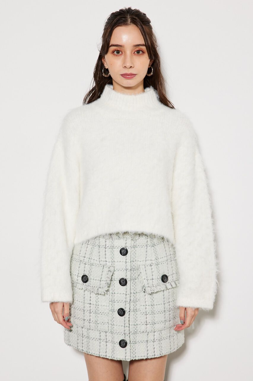 rienda「knitハイネック TOP」|ニット・セーター|