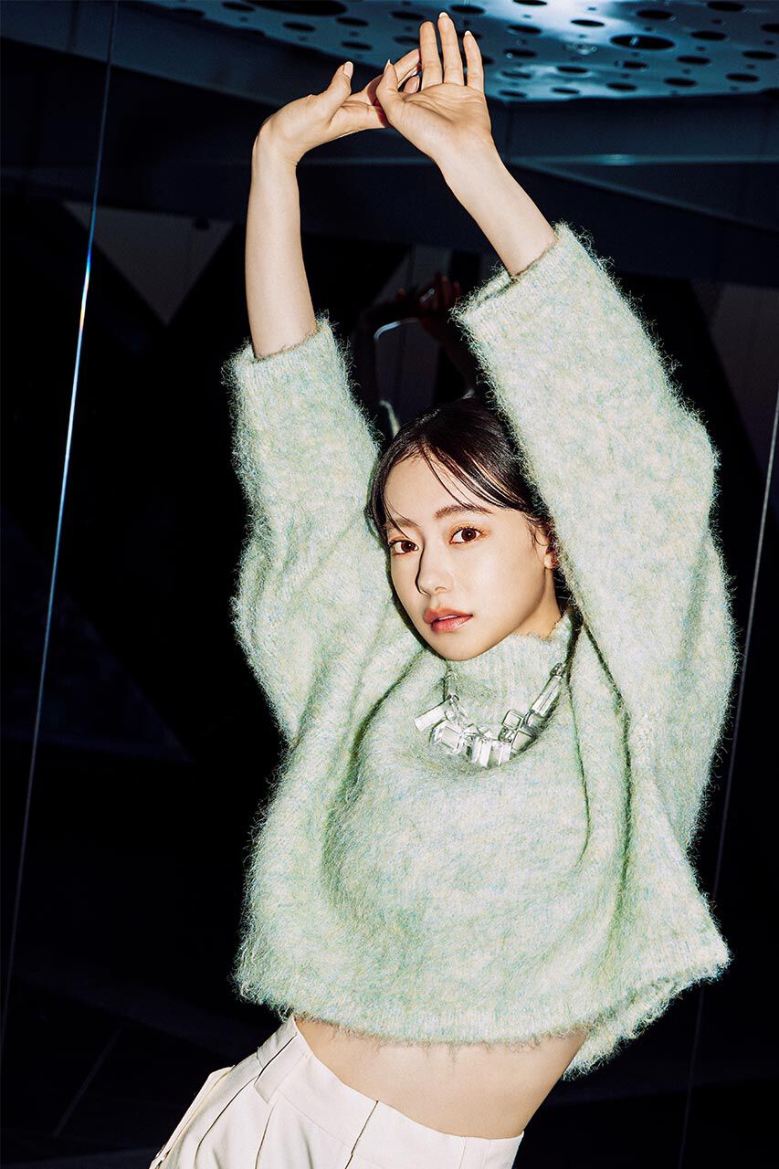 rienda「knitハイネック TOP」|ニット・セーター|LIME