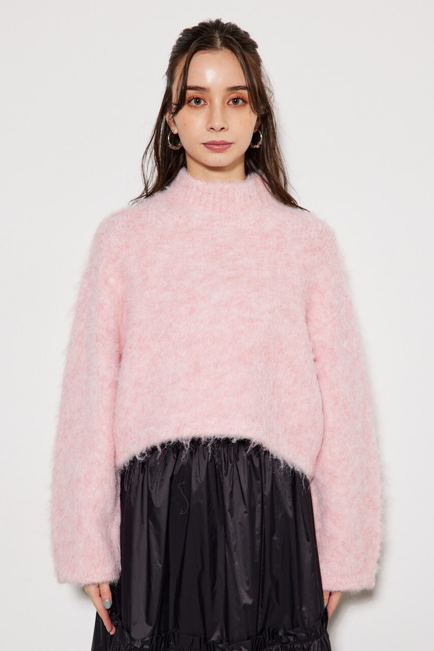 rienda「knitハイネック TOP」|ニット・セーター|