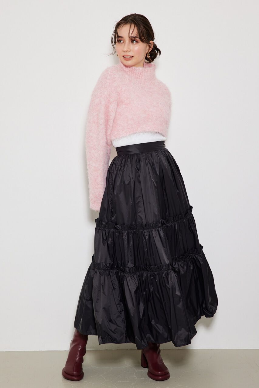 rienda「knitハイネック TOP」|ニット・セーター|