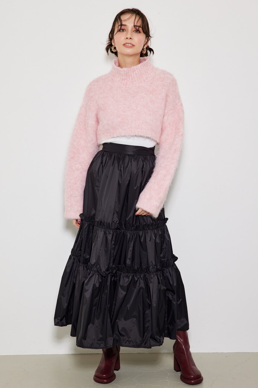 rienda「knitハイネック TOP」|ニット・セーター|