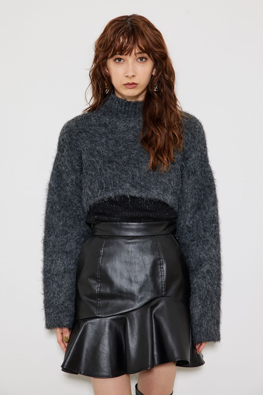 rienda「knitハイネック TOP」|ニット・セーター|