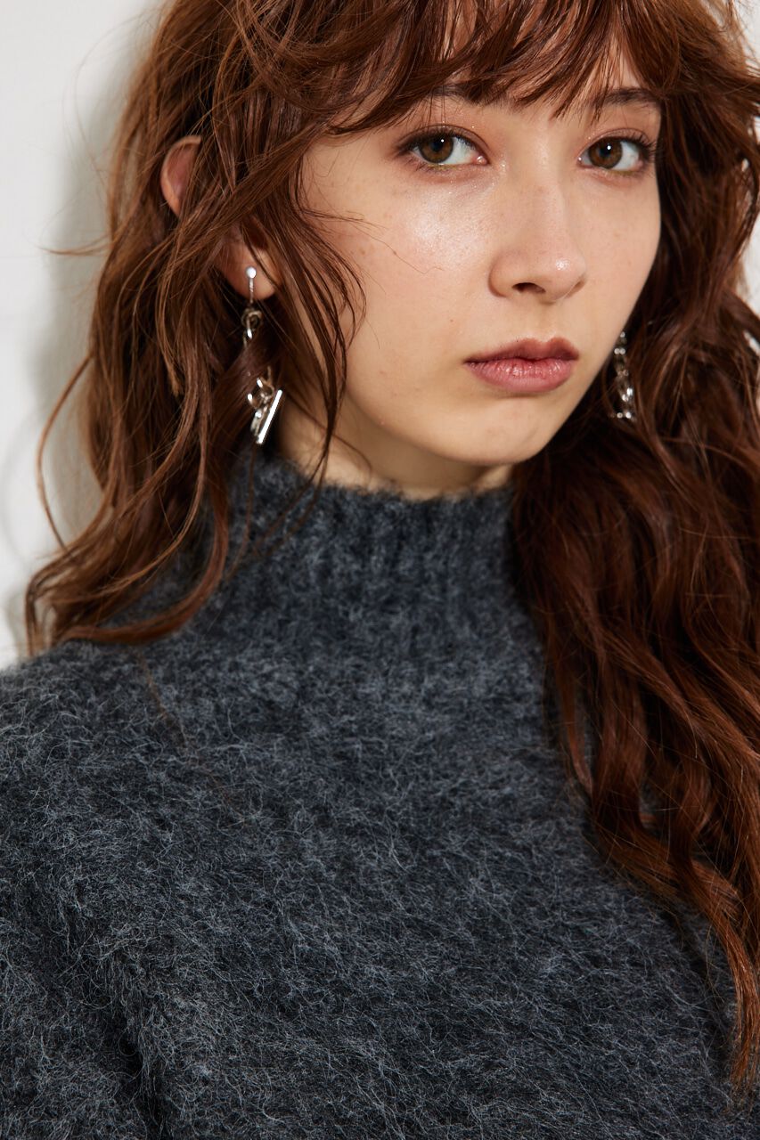 rienda「knitハイネック TOP」|ニット・セーター|